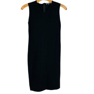 Vince High V-neck Sleeveless Black Dress in Size 6